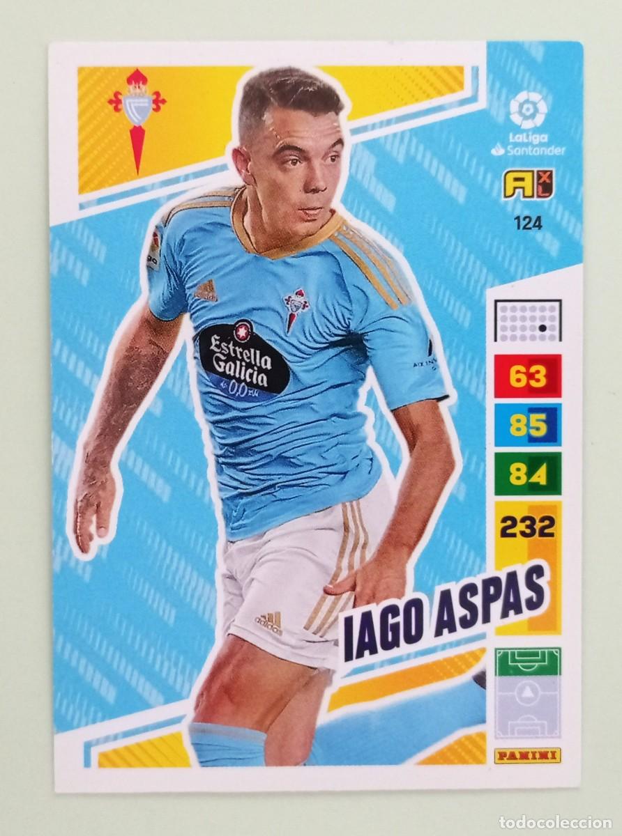 Cartes &agrave; collectionner de Football: ADRENALYN XL 2022-2023 (N&ordm; 124 IAGO ASPAS - R.C. CELTA DE VIGO)