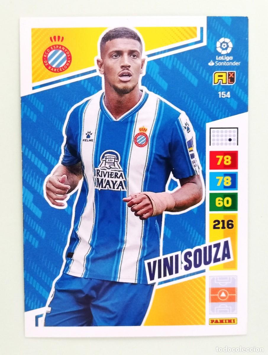 Cromos de F&uacute;tbol: ADRENALYN XL 2022-2023 (N&ordm; 154 VINI SOUZA - R.C.D. ESPANYOL)