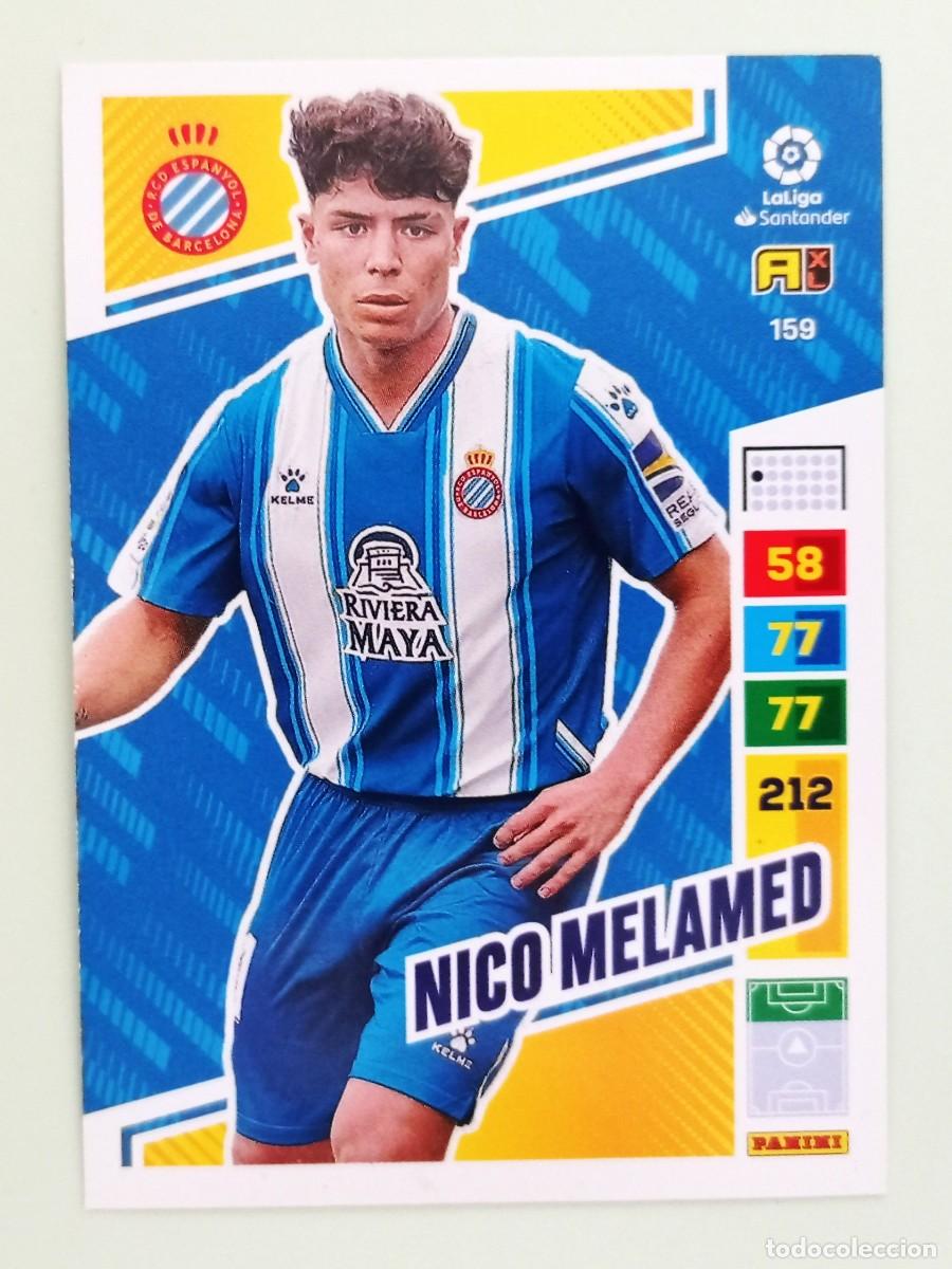 Cromos de F&uacute;tbol: ADRENALYN XL 2022-2023 (N&ordm; 159 NICO MELAMED - R.C.D. ESPANYOL)