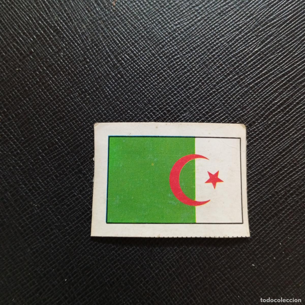 Cartes &agrave; collectionner de Football: 289 ARGELIA BANDERA FHER ESPA&Ntilde;A MUNDIAL 1982 CROMO FUTBOL 82 - DESPEGADO - A140 PG145