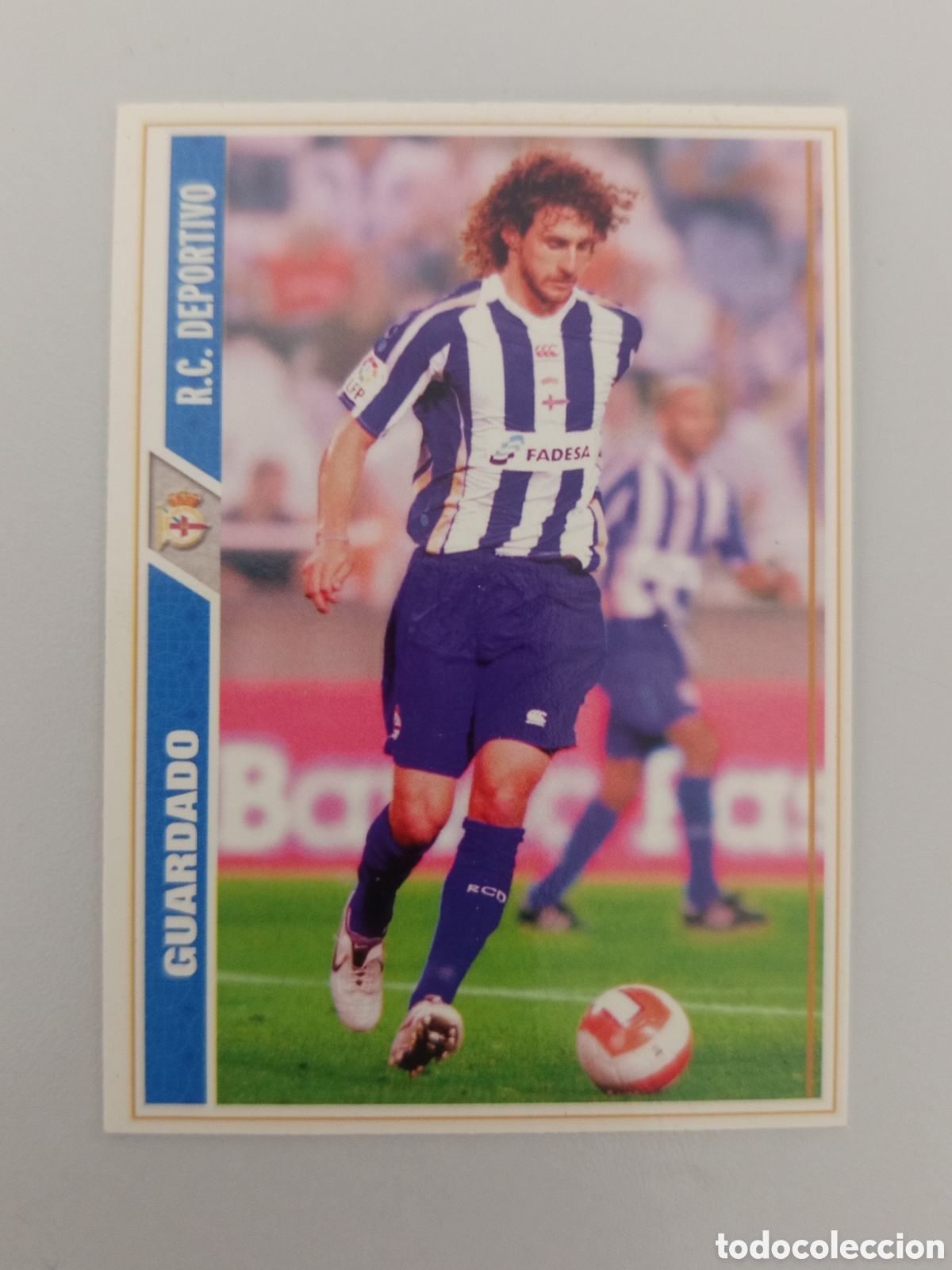 Football Stickers: ❇️ CROMO ⚽ GUARDADO DEPORTIVO DE LA CORU&Ntilde;A FICHAS LIGA 2008 07 08 2007 2008 MUNDICROMO ❇️