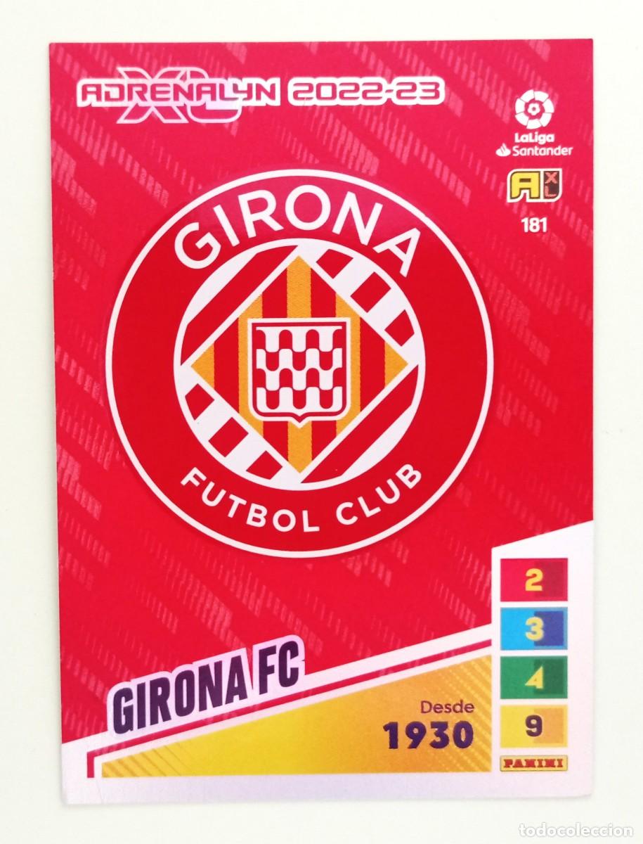 Figurine di Calcio: ADRENALYN XL 2022-2023 (N&ordm; 181 ESCUDO - GIRONA F.C.)