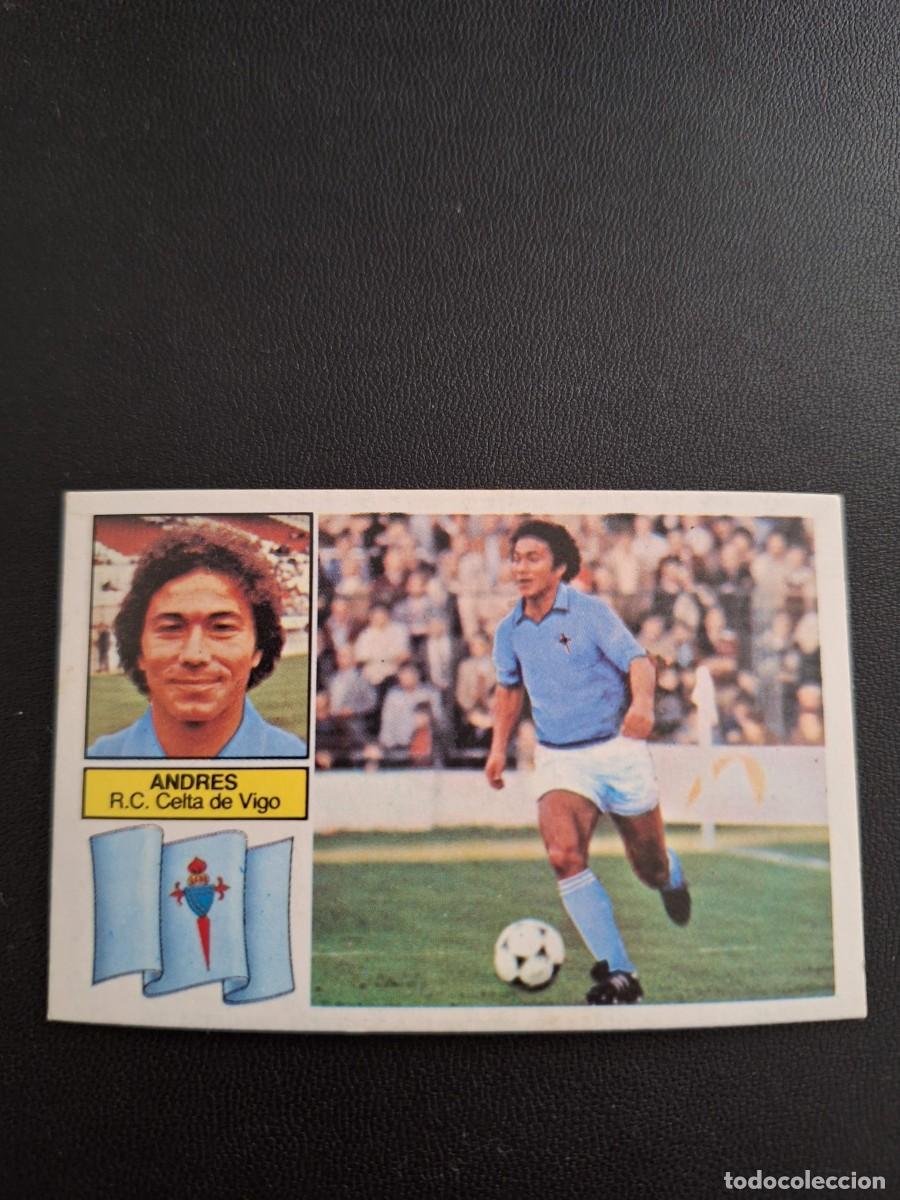 Fu&szlig;ball-Sticker: CROMO DE FUTBOL LIGA ESTE VERSION ANDRES CELTA SIN PEGAR NUNCA PEGADO 82 83 1982 1983