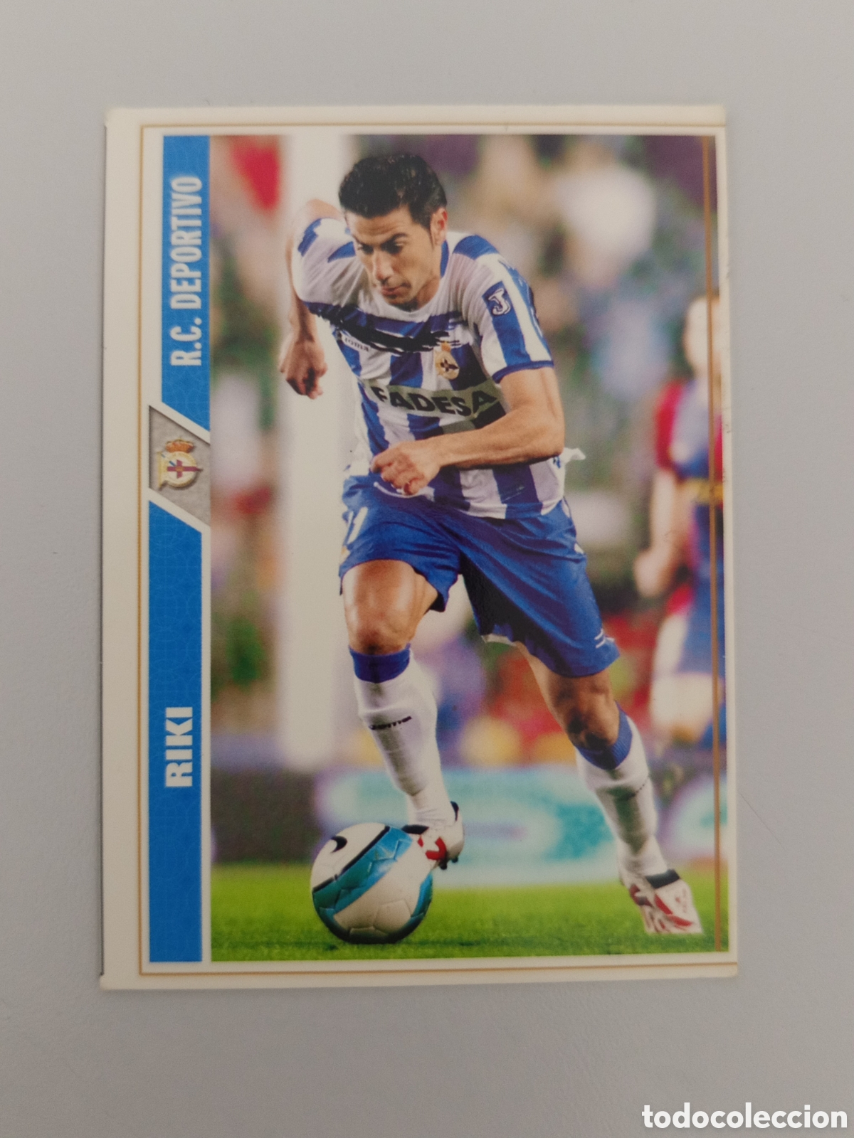 Cromos de F&uacute;tbol: ❇️ CROMO ⚽ RIKI DEPORTIVO DE LA CORU&Ntilde;A FICHAS LIGA 2008 07 08 2007 2008 MUNDICROMO ❇️