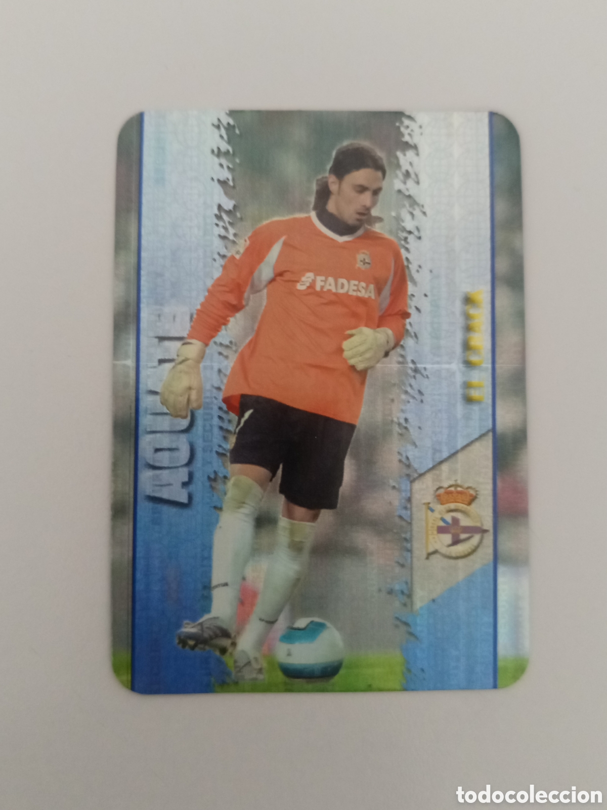 Cromos de F&uacute;tbol: ❇️ CROMO ⚽ AOUATE DEPORTIVO DE LA CORU&Ntilde;A EL CRACK FICHAS LIGA 2008 07 08 2007 2008 MUNDICROMO ❇️