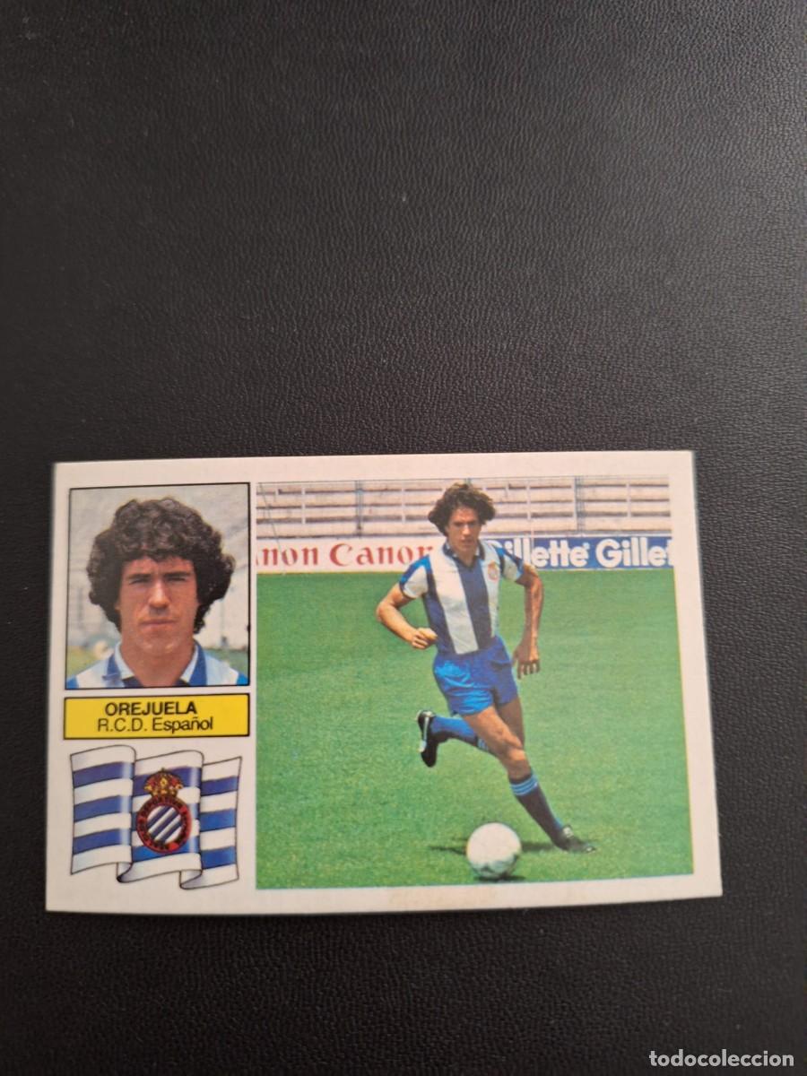 Cromos de F&uacute;tbol: CROMO DE FUTBOL LIGA ESTE VERSION OREJUELA ESPA&Ntilde;OL SIN PEGAR NUNCA PEGADO 82 83 1982 1983