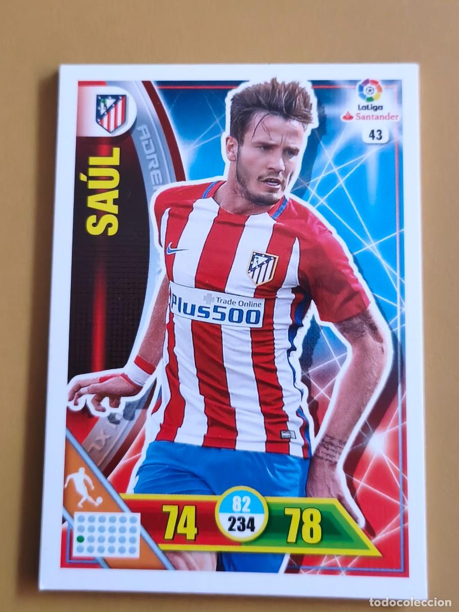 Cartes &agrave; collectionner de Football: saul, adrenalyn 2016 17