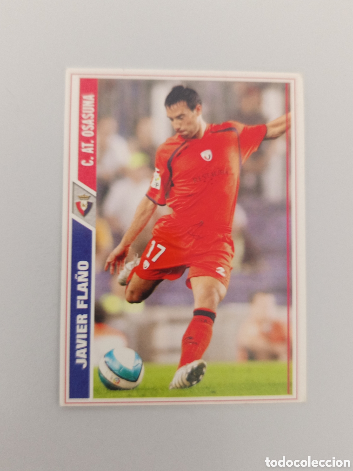 Cartes &agrave; collectionner de Football: ❇️ CROMO ⚽ JAVIER FLA&Ntilde;O OSASUNA FICHAS LIGA 2008 07 08 2007 2008 MUNDICROMO ❇️