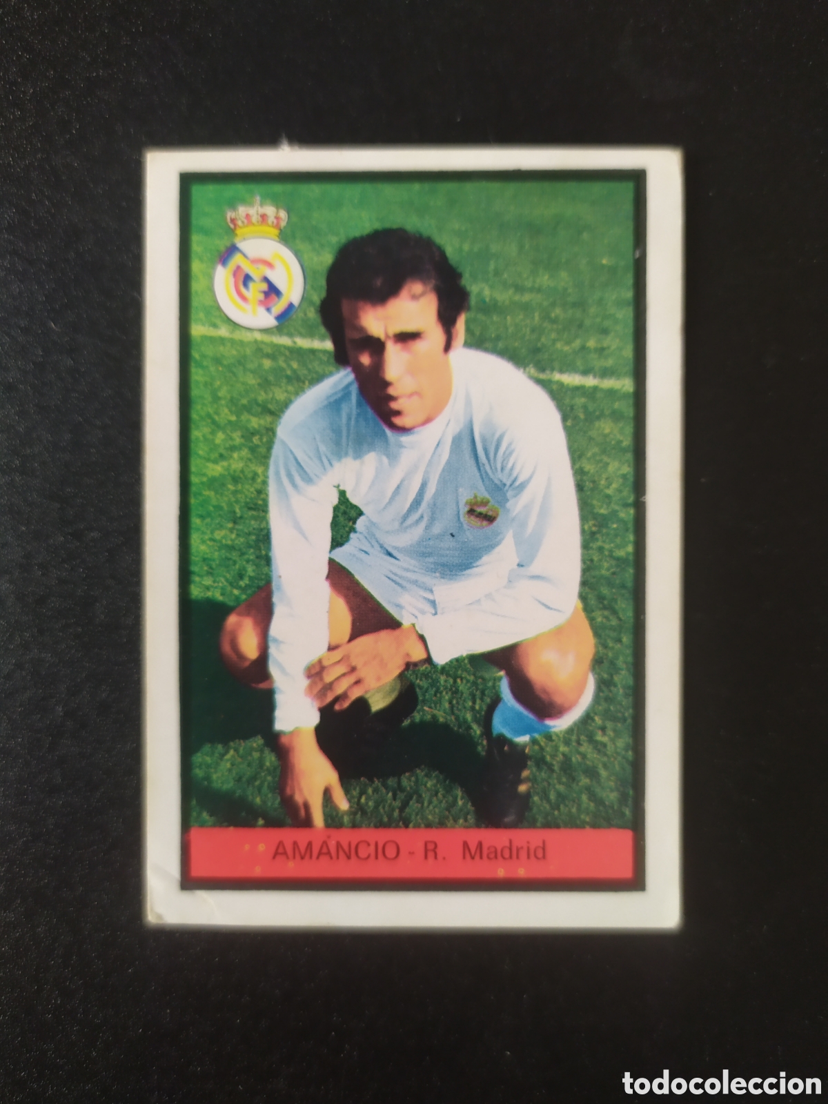 Cromos de F&uacute;tbol: Campeonato de liga 1972 1973 72 73 Editorial Fher Amancio Real Madrid despegado