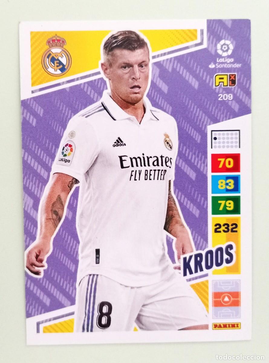 Cromos de F&uacute;tbol: ADRENALYN XL 2022-2023 (N&ordm; 209 KROOS - REAL MADRID)