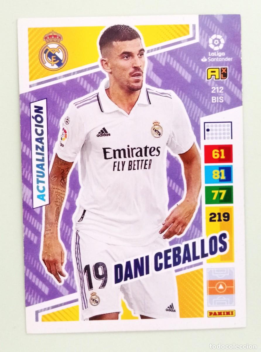 Cromos de F&uacute;tbol: ADRENALYN XL 2022-2023 (N&ordm; 212BIS DANI CEBALLOS - REAL MADRID) (ACTUALIZACI&Oacute;N)