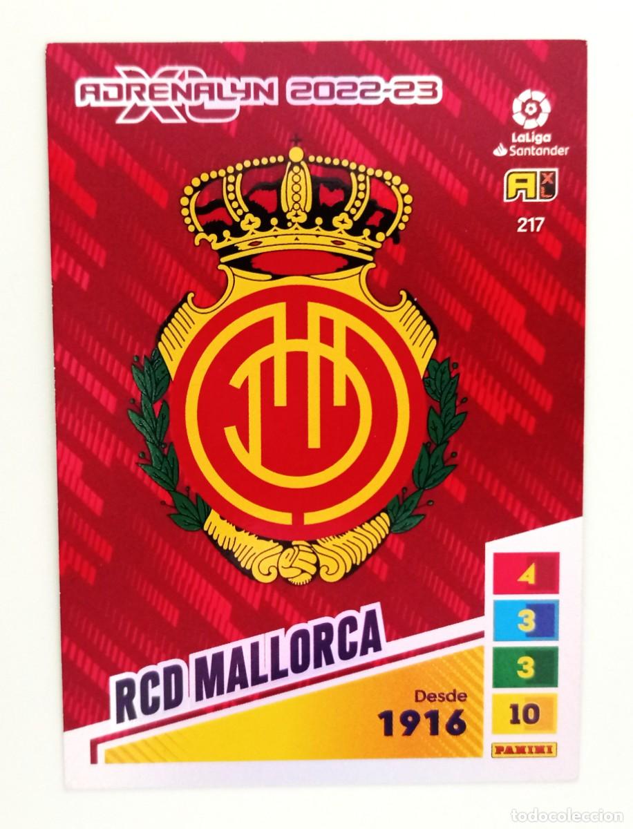 Cromos de F&uacute;tbol: ADRENALYN XL 2022-2023 (N&ordm; 217 ESCUDO - R.C.D. MALLORCA)