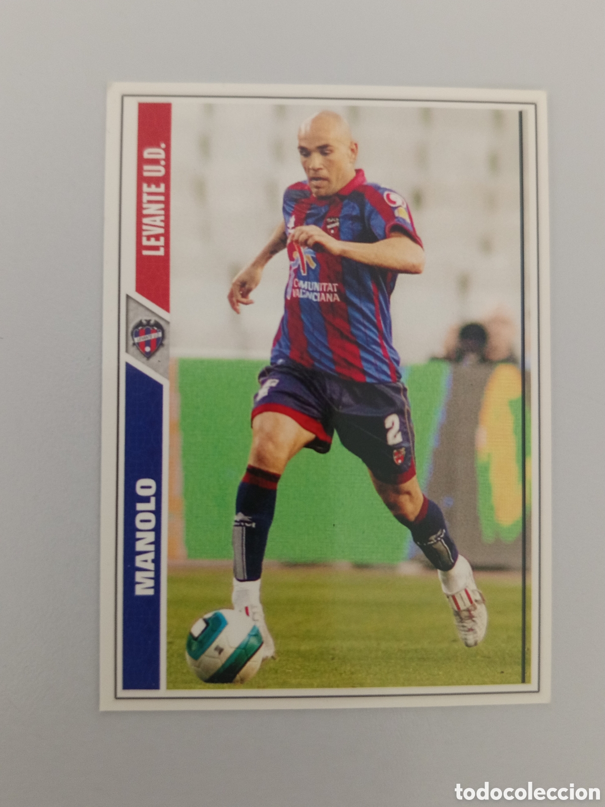 Cromos de F&uacute;tbol: ❇️ CROMO ⚽ MANOLO LEVANTE FICHAS LIGA 2008 07 08 2007 2008 MUNDICROMO ❇️