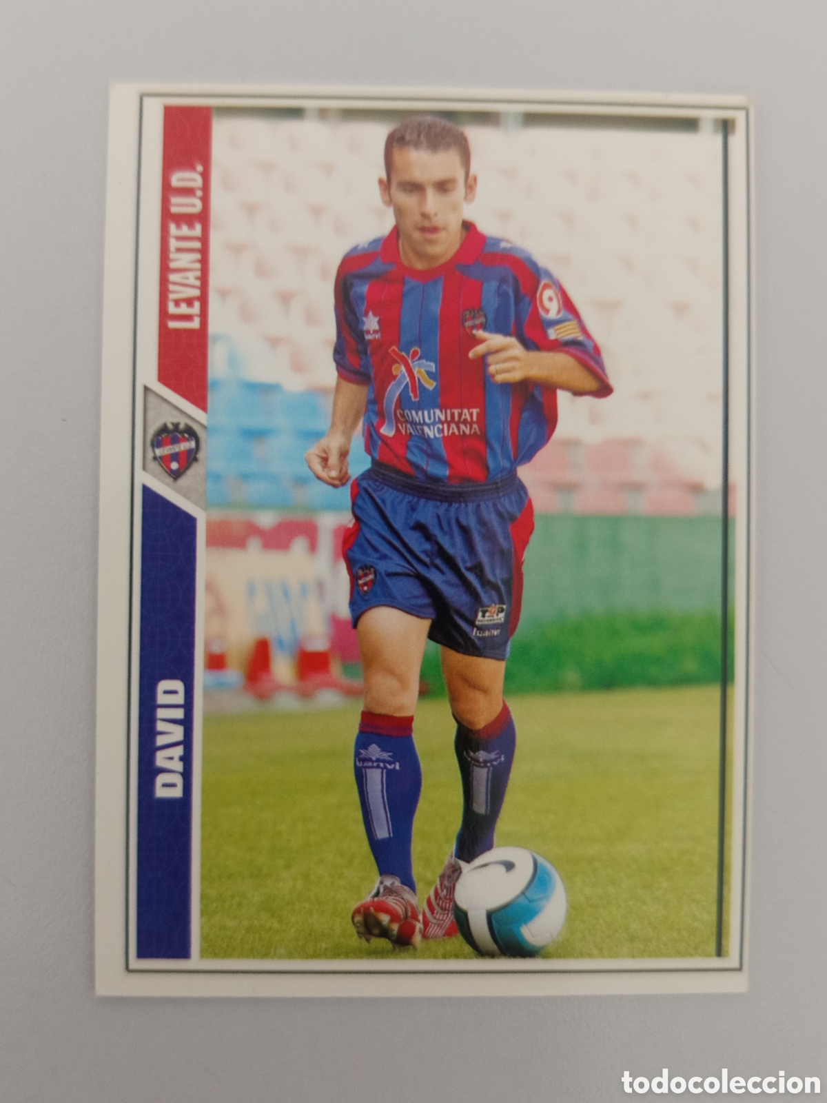 Cromos de F&uacute;tbol: ❇️ CROMO ⚽ DAVID LEVANTE FICHAS LIGA 2008 07 08 2007 2008 MUNDICROMO ❇️