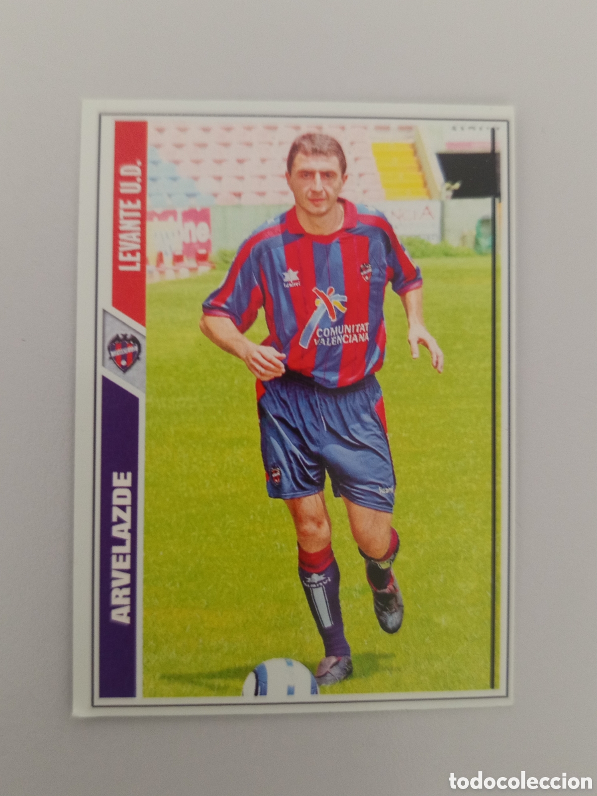 Cromos de F&uacute;tbol: ❇️ CROMO ⚽ ARVELAZDE LEVANTE FICHAS LIGA 2008 07 08 2007 2008 MUNDICROMO ❇️