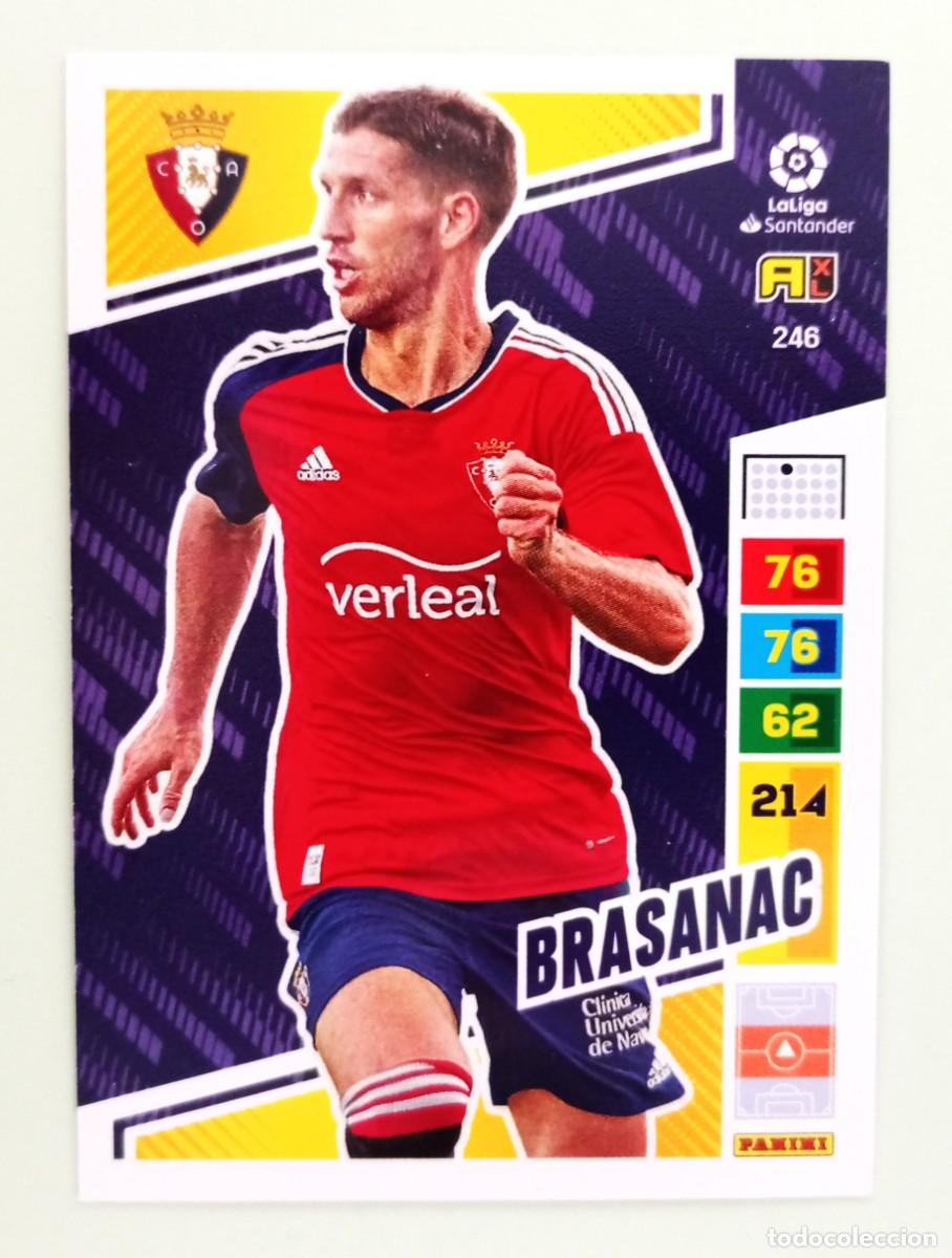 Cromos de F&uacute;tbol: ADRENALYN XL 2022-2023 (N&ordm; 246 BRASANAC - C.A. OSASUNA)