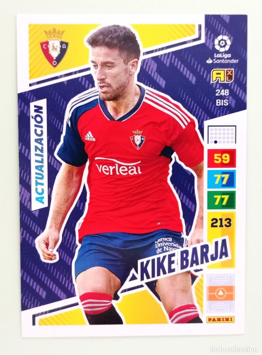 Cromos de F&uacute;tbol: ADRENALYN XL 2022-2023 (N&ordm; 248BIS KIKE BARJA - C.A. OSASUNA)
