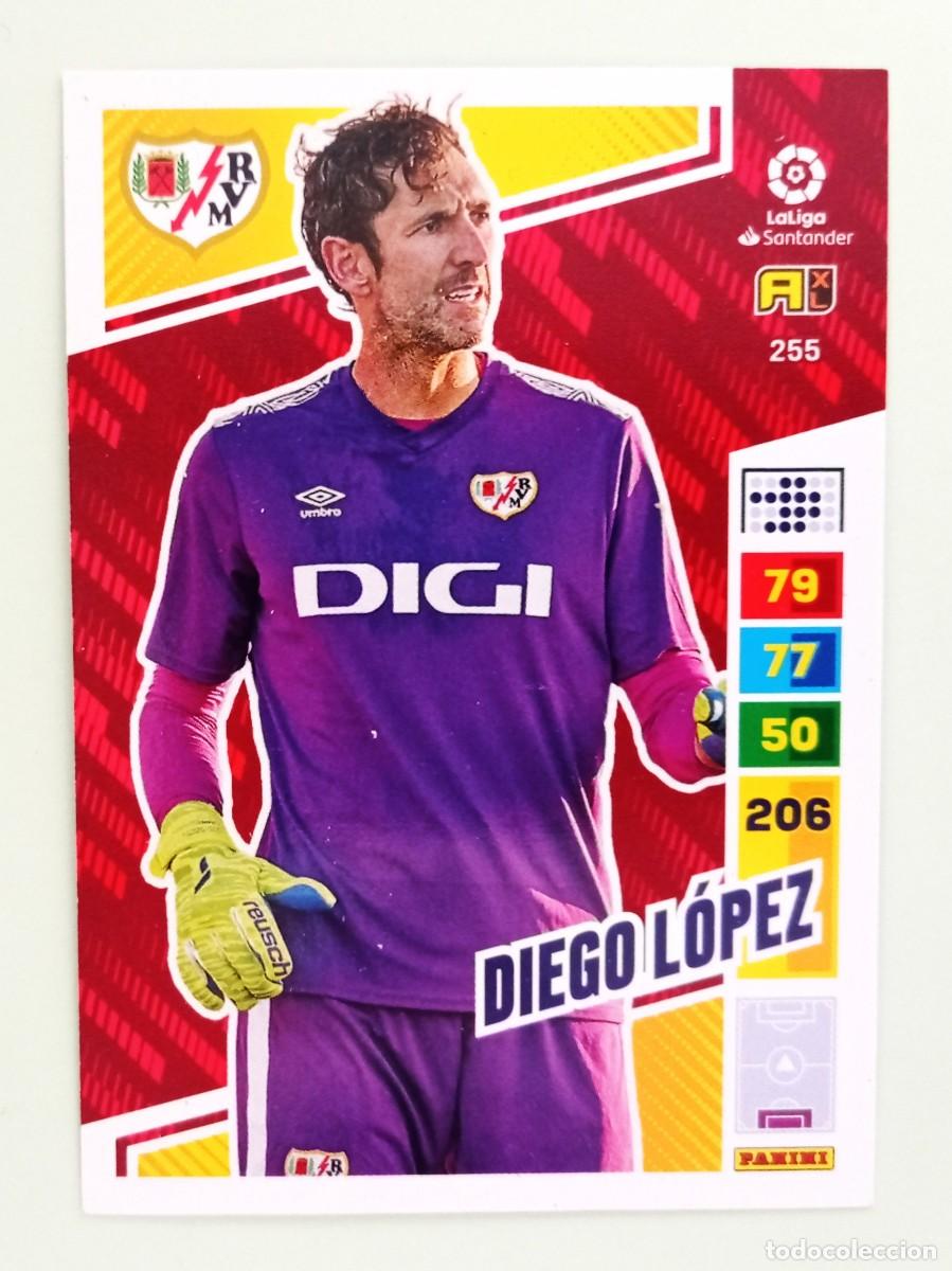 Cromos de F&uacute;tbol: ADRENALYN XL 2022-2023 (N&ordm; 255 DIEGO L&Oacute;PEZ - RAYO VALLECANO DE MADRID)