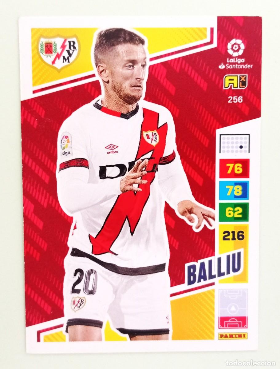 Cromos de F&uacute;tbol: ADRENALYN XL 2022-2023 (N&ordm; 256 BALLIU - RAYO VALLECANO DE MADRID)