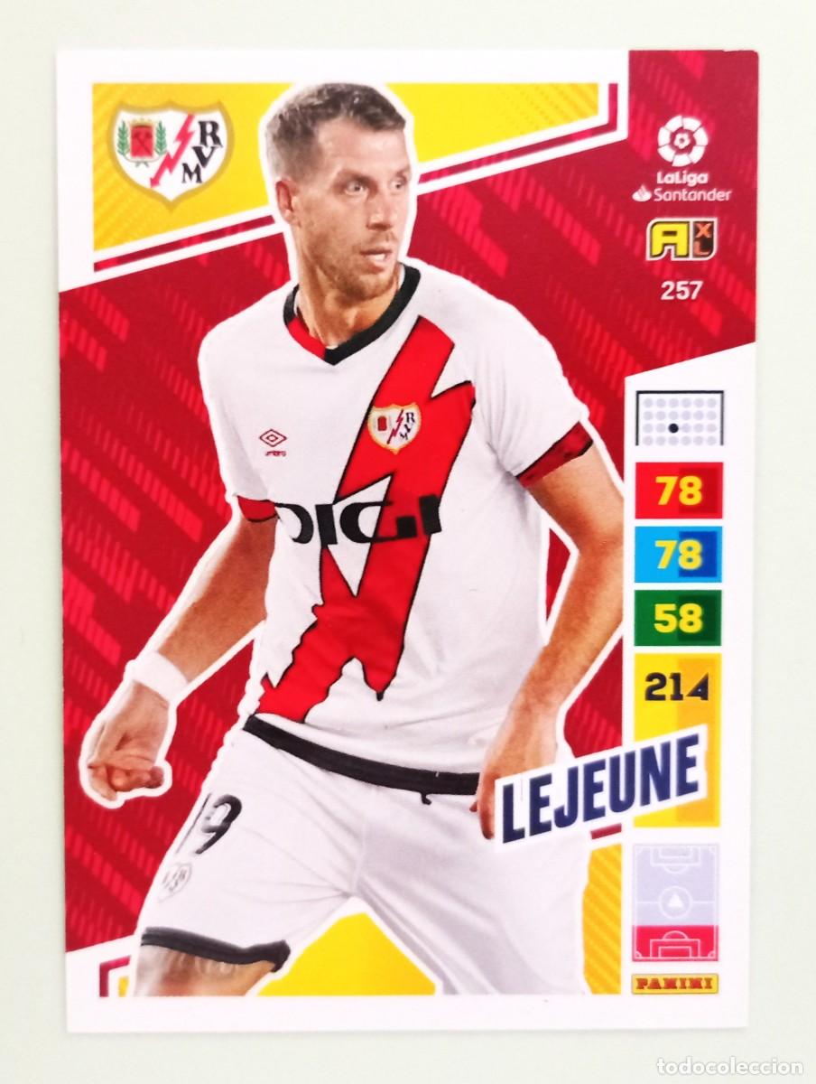 Cromos de F&uacute;tbol: ADRENALYN XL 2022-2023 (N&ordm; 257 LEJEUNE - RAYO VALLECANO DE MADRID)