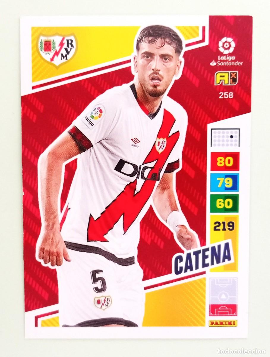 Cromos de F&uacute;tbol: ADRENALYN XL 2022-2023 (N&ordm; 258 CATENA - RAYO VALLECANO DE MADRID)