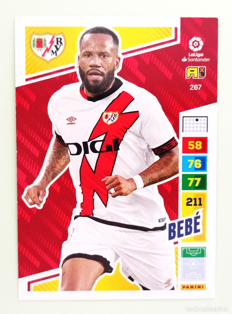 Cromos de F&uacute;tbol: ADRENALYN XL 2022-2023 (N&ordm; 267 BEB&Eacute; - RAYO VALLECANO DE MADRID)