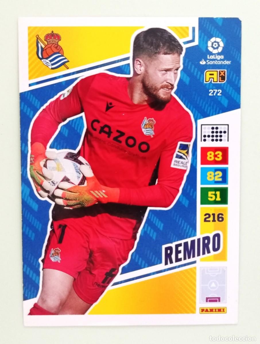 Cromos de F&uacute;tbol: ADRENALYN XL 2022-2023 (N&ordm; 272 REMIRO - REAL SOCIEDAD)