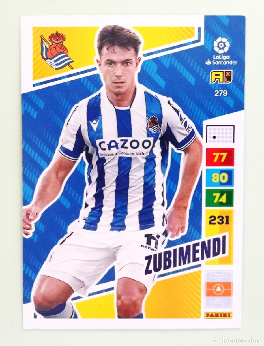 Cromos de F&uacute;tbol: ADRENALYN XL 2022-2023 (N&ordm; 279 ZUBIMENDI - REAL SOCIEDAD)