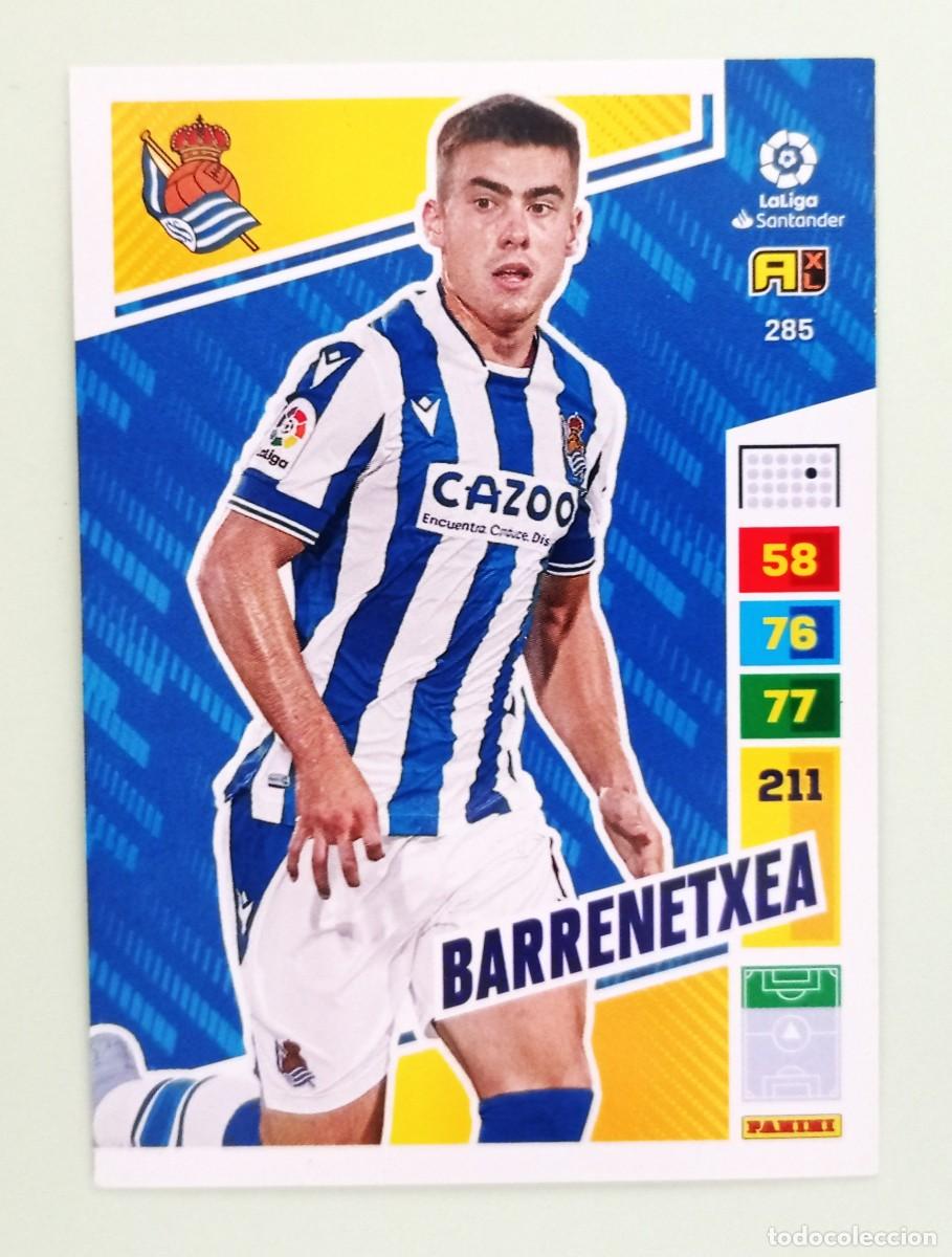 Cromos de F&uacute;tbol: ADRENALYN XL 2022-2023 (N&ordm; 284 BARRENETXEA - REAL SOCIEDAD)