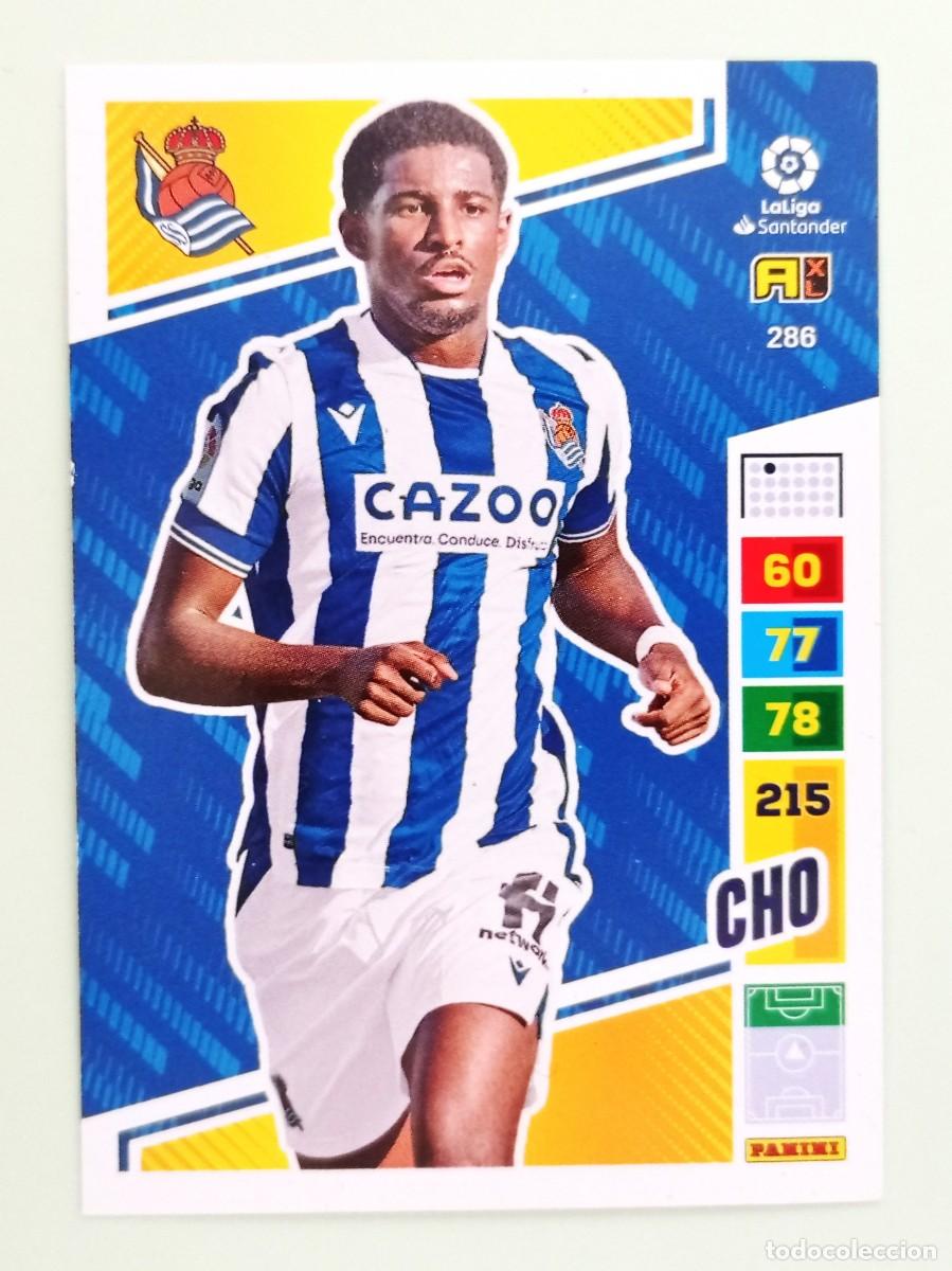 Fu&szlig;ball-Sticker: ADRENALYN XL 2022-2023 (N&ordm; 286 CHO - REAL SOCIEDAD)