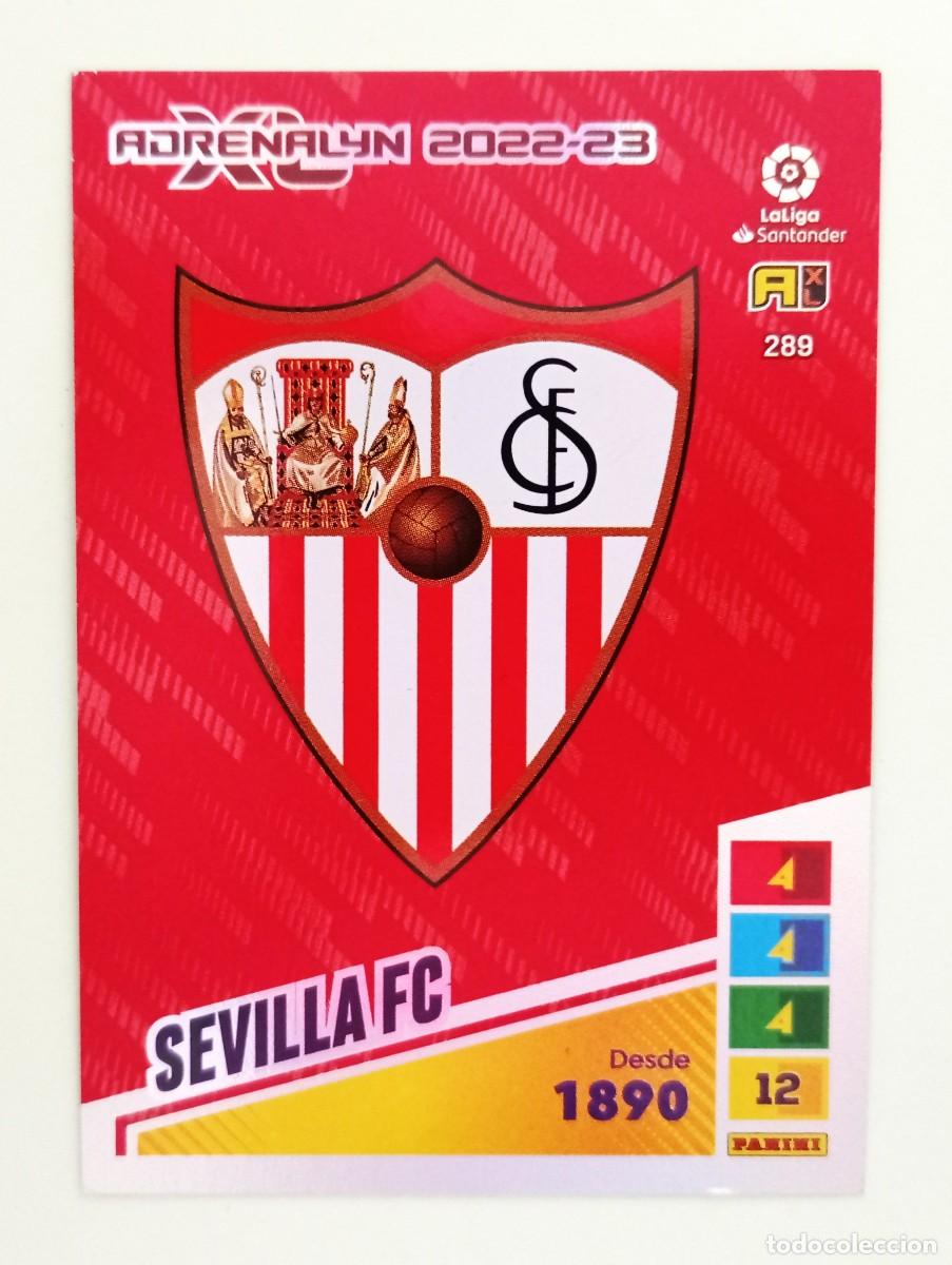 Football Stickers: ADRENALYN XL 2022-2023 (N&ordm; 289 ESCUDO - SEVILLA F.C.)