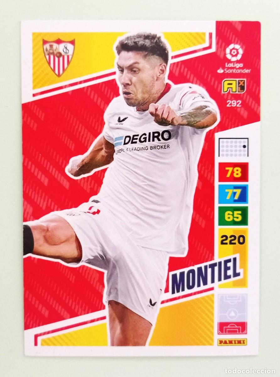 Football Stickers: ADRENALYN XL 2022-2023 (N&ordm; 292 MONTIEL - SEVILLA F.C.)