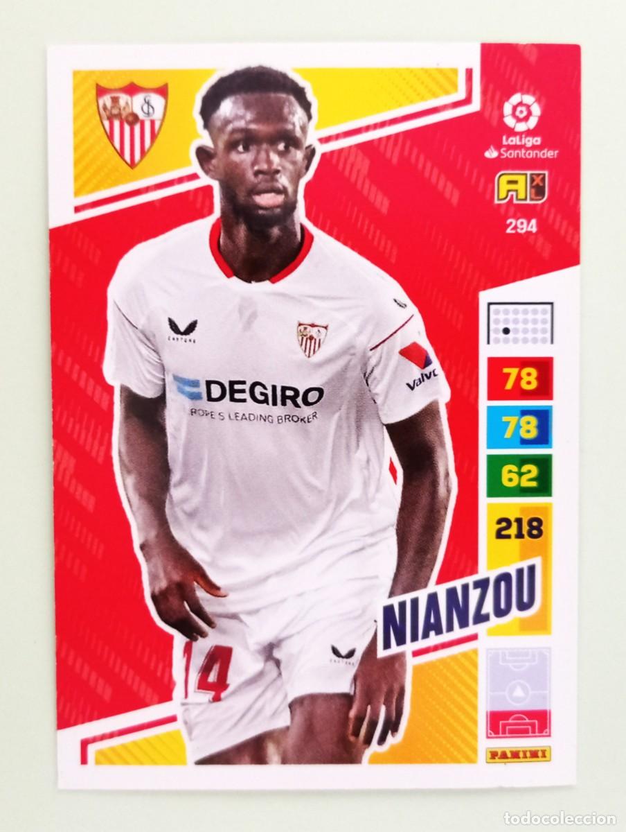 Fu&szlig;ball-Sticker: ADRENALYN XL 2022-2023 (N&ordm; 294 NIANZOU - SEVILLA F.C.)