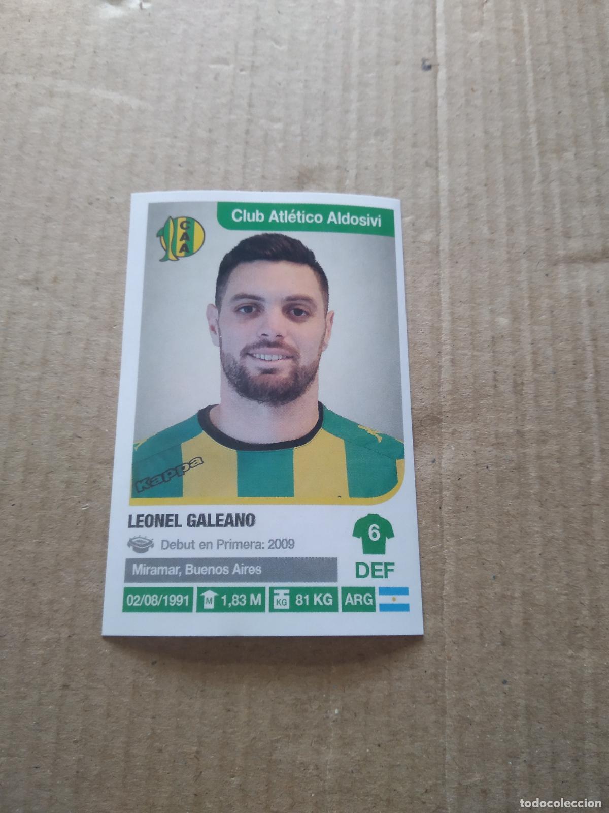 Fu&szlig;ball-Sticker: 6 LEONEL GALEANO ALDOSIVI CROMO FUTBOL ARGENTINO 18-19 PANINI LIGA ARGENTINA 2018-2019