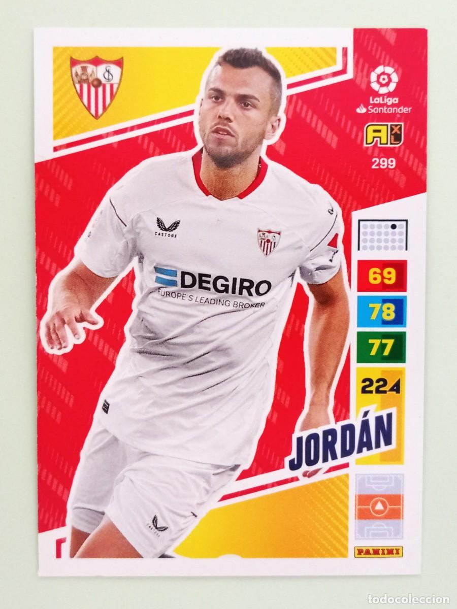 Fu&szlig;ball-Sticker: ADRENALYN XL 2022-2023 (N&ordm; 299 JORD&Aacute;N - SEVILLA F.C.)