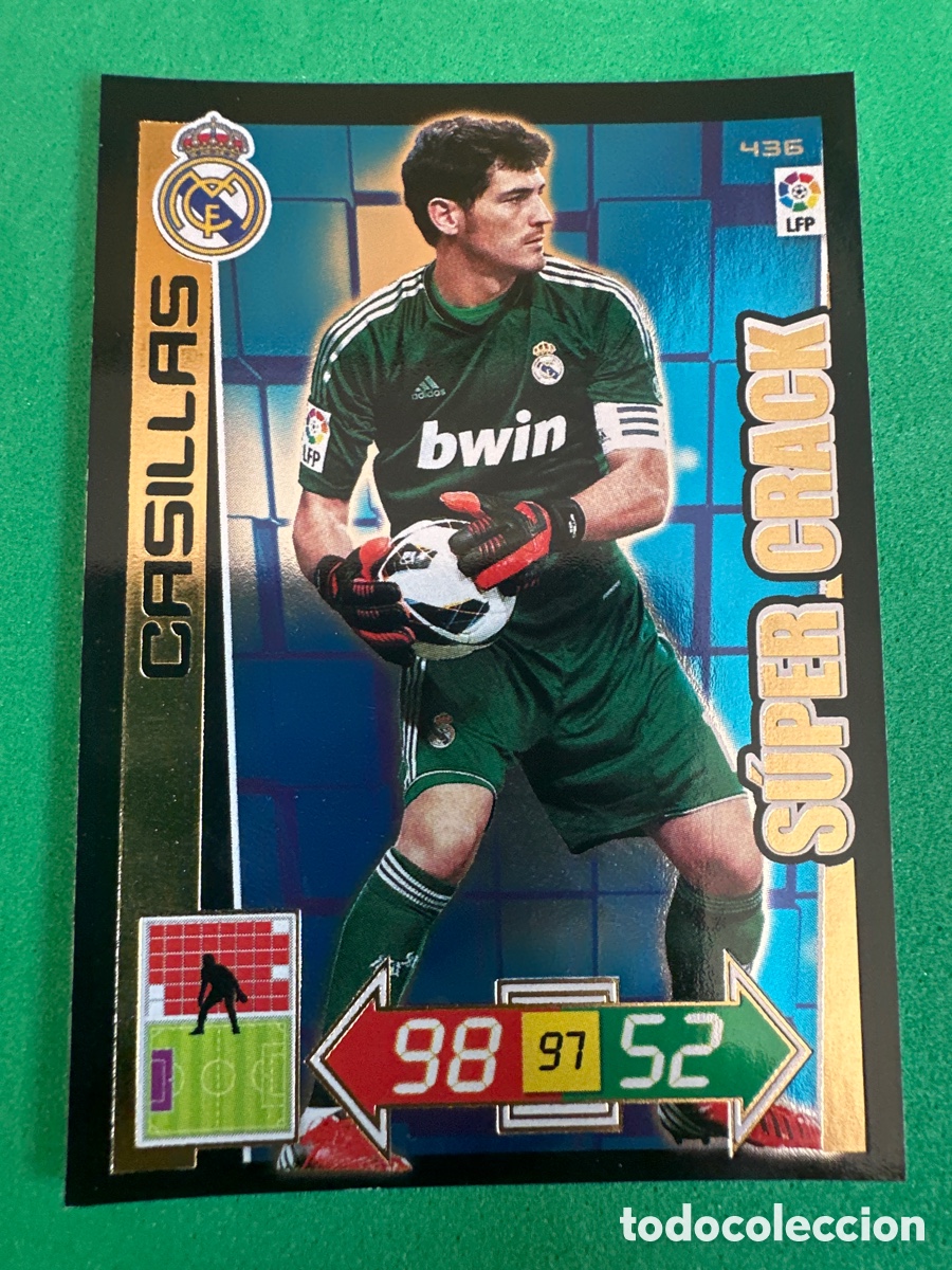 Fu&szlig;ball-Sticker: 436 CASILLAS (R.MADRID) S&Uacute;PER CRACK ADRENALYN 2012-13 12 13 TRADING CARD