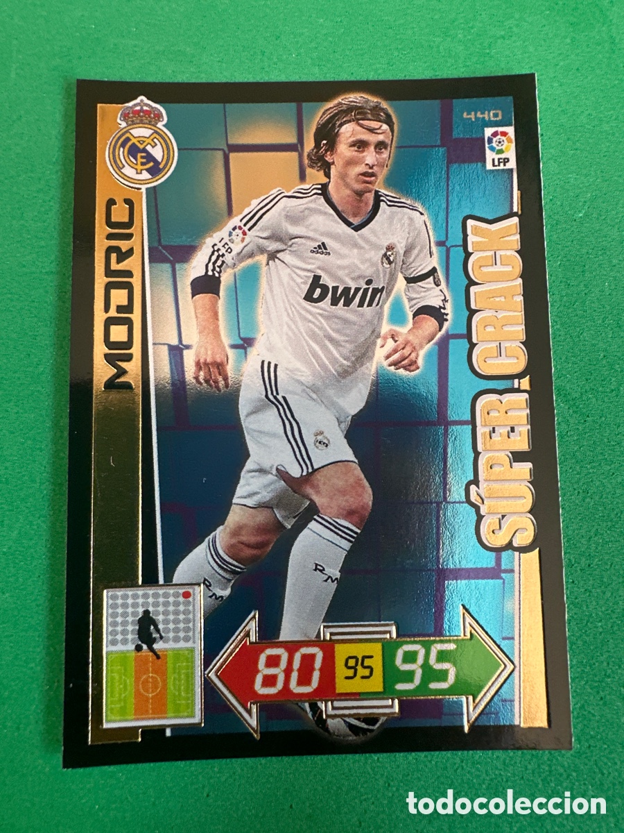 Cromos de f&uacute;tbol: 440 MODRIC (R.MADRID) S&Uacute;PER CRACK ADRENALYN 2012-13 12 13 TRADING CARD