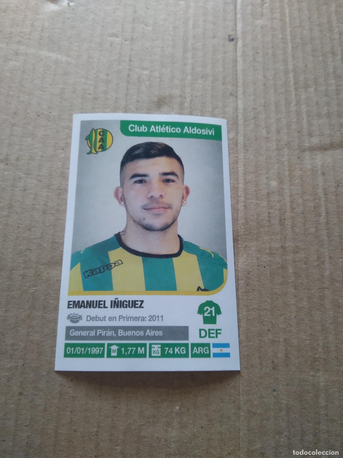 Cromos de F&uacute;tbol: 7 EMANUEL I&Ntilde;IGUEZ ALDOSIVI CROMO FUTBOL ARGENTINO 18-19 PANINI LIGA ARGENTINA 2018-2019