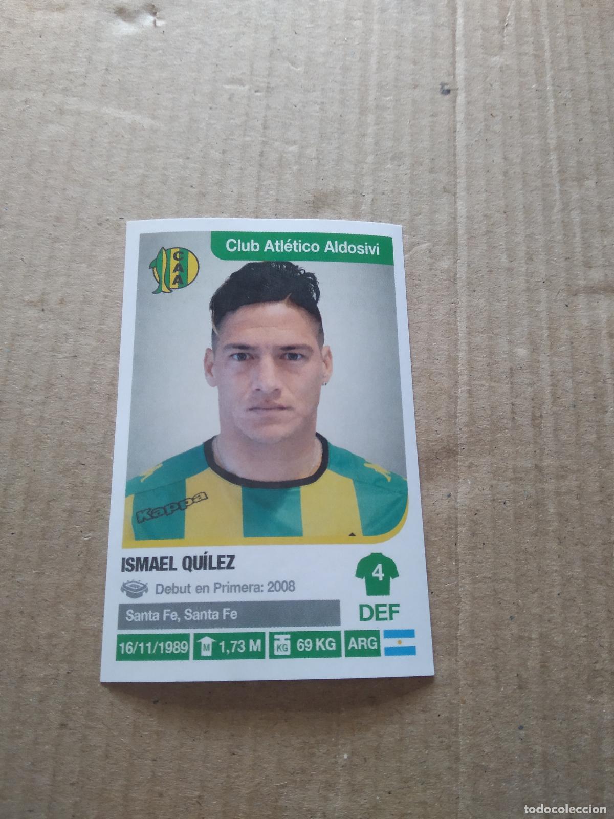 Cartes &agrave; collectionner de Football: 8 ISMAEL QUILEZ ALDOSIVI CROMO FUTBOL ARGENTINO 18-19 PANINI LIGA ARGENTINA 2018-2019