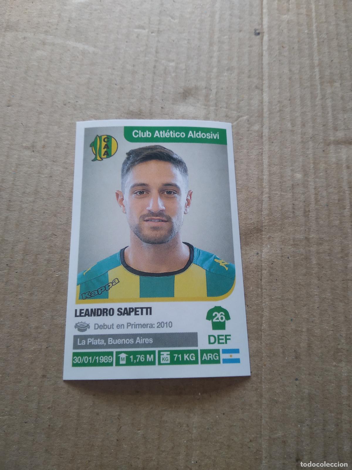Fu&szlig;ball-Sticker: 9 LEANDRO SAPETTI ALDOSIVI CROMO FUTBOL ARGENTINO 18-19 PANINI LIGA ARGENTINA 2018-2019