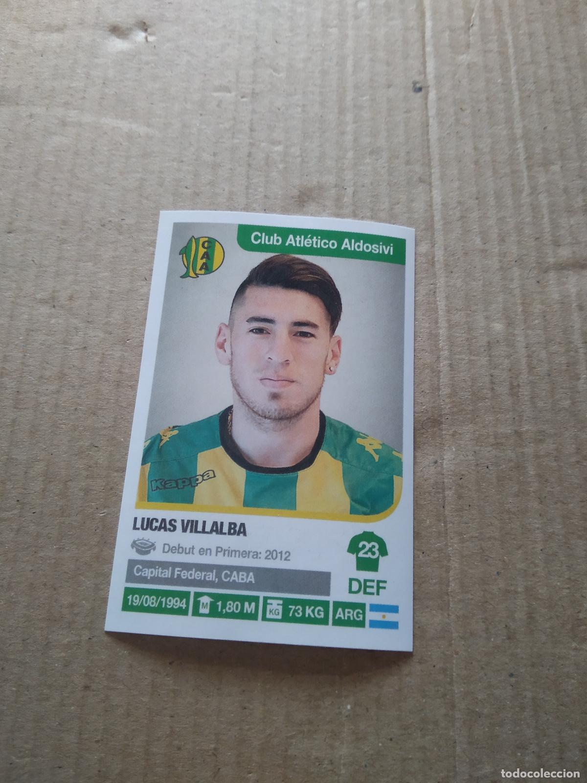 Cartes &agrave; collectionner de Football: 10 LUCAS VILLALBA ALDOSIVI CROMO FUTBOL ARGENTINO 18-19 PANINI LIGA ARGENTINA 2018-2019