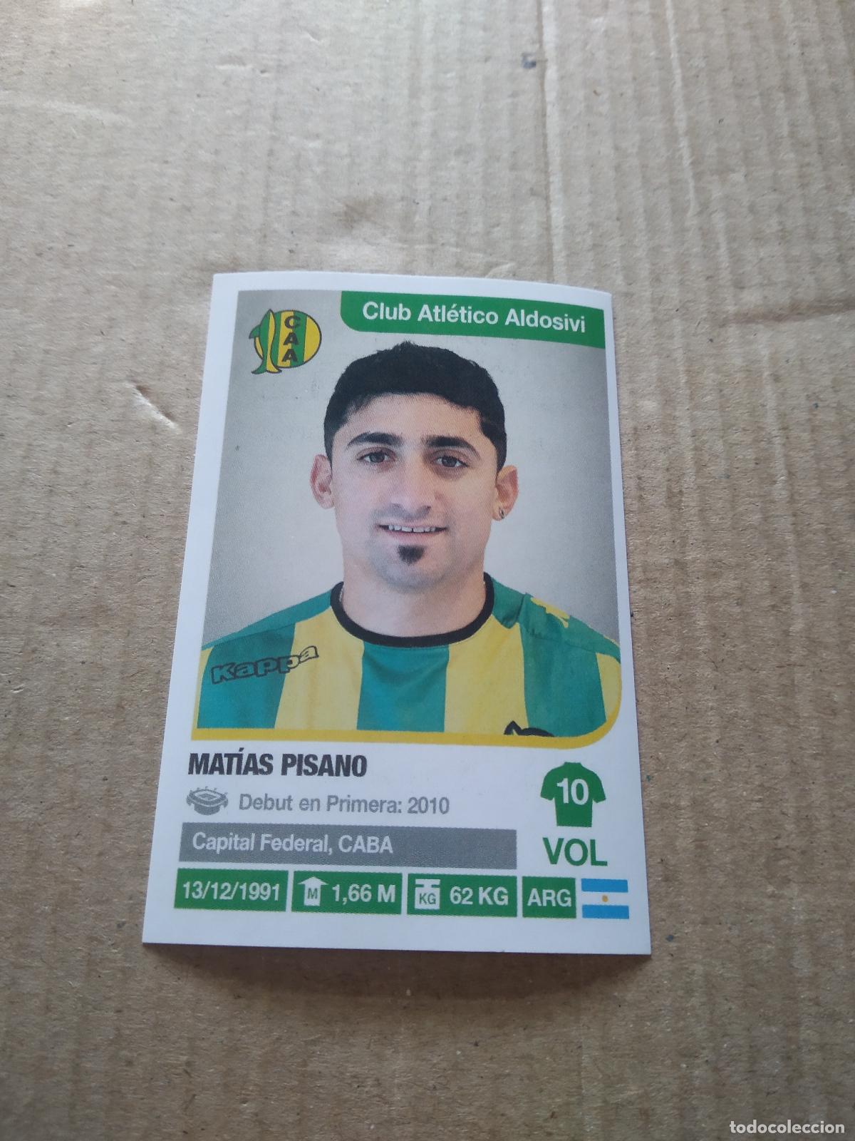 Cromos de F&uacute;tbol: 13 MATIAS PISANO ALDOSIVI CROMO FUTBOL ARGENTINO 18-19 PANINI LIGA ARGENTINA 2018-2019
