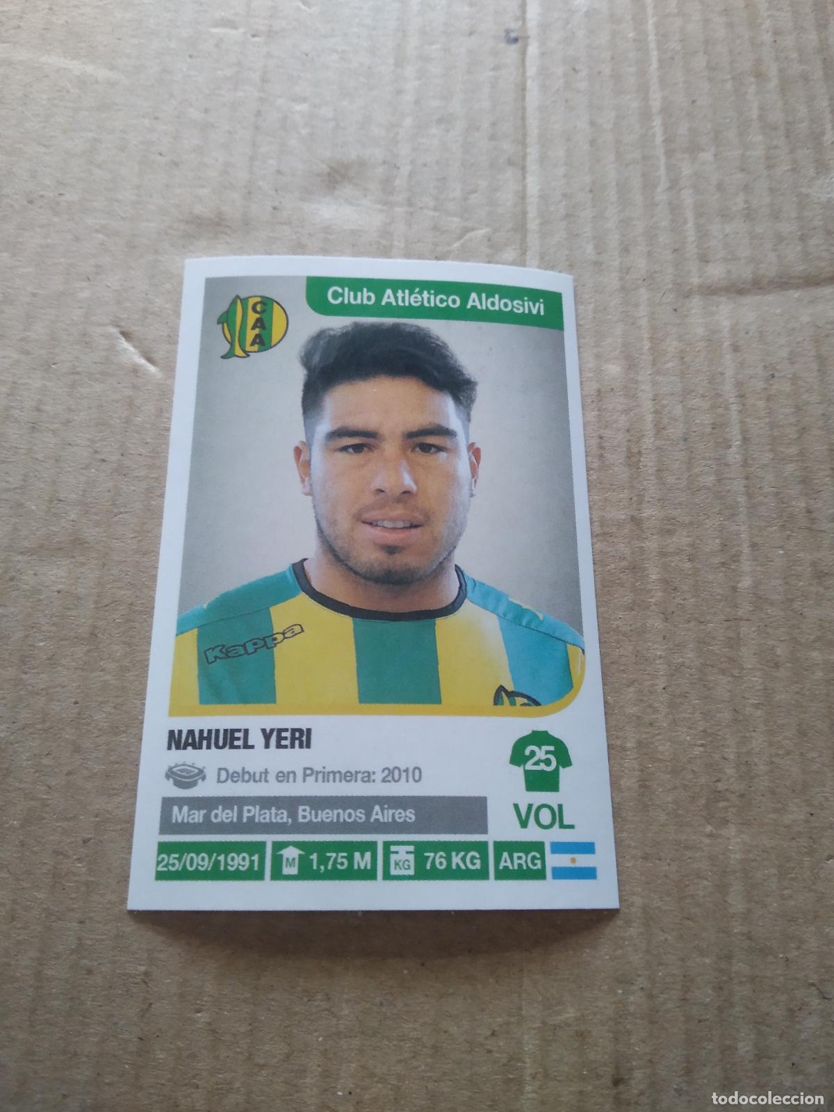 Cromos de F&uacute;tbol: 14 NAHUEL YERI ALDOSIVI CROMO FUTBOL ARGENTINO 18-19 PANINI LIGA ARGENTINA 2018-2019