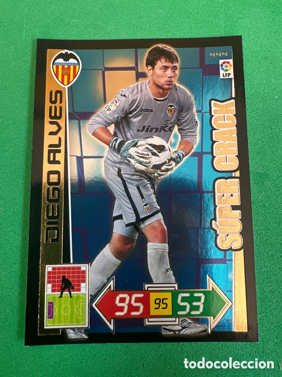Cromos de Futebol: 444 DIEGO ALVES(VALENCIA) S&Uacute;PER CRACK ADRENALYN 2012-13 12 13 TRADING CARD