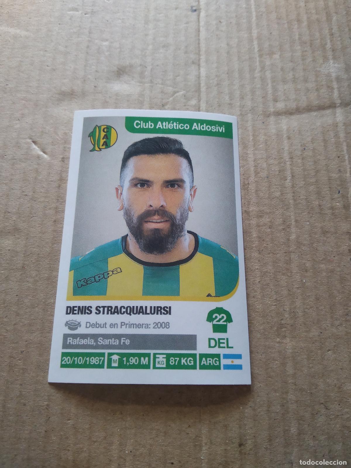 Cromos de F&uacute;tbol: 16 DENIS STRACQUALURSI ALDOSIVI CROMO FUTBOL ARGENTINO 18-19 PANINI LIGA ARGENTINA 2018-2019