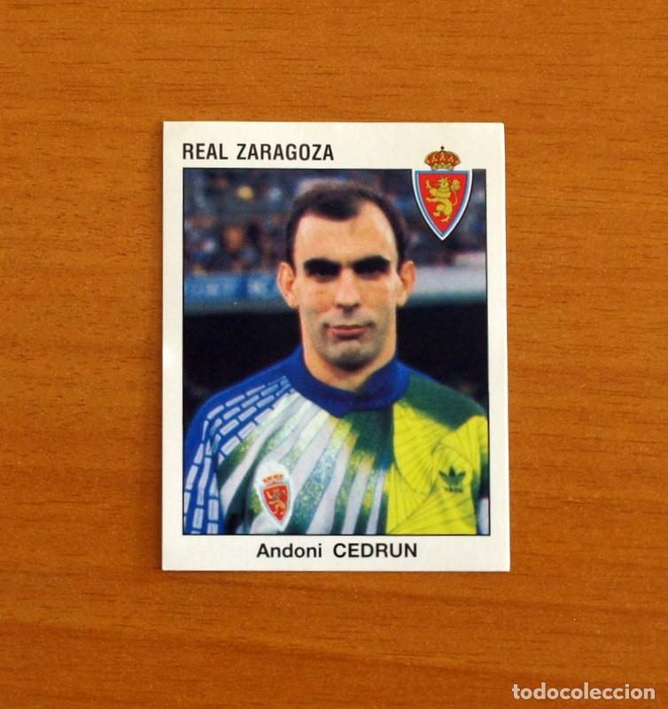 Cromos de F&uacute;tbol: Real Zaragoza - N&ordm; 344 Cedr&uacute;n - Editorial Panini, F&uacute;tbol 1993-1994, 93-94 - Nunca pegado
