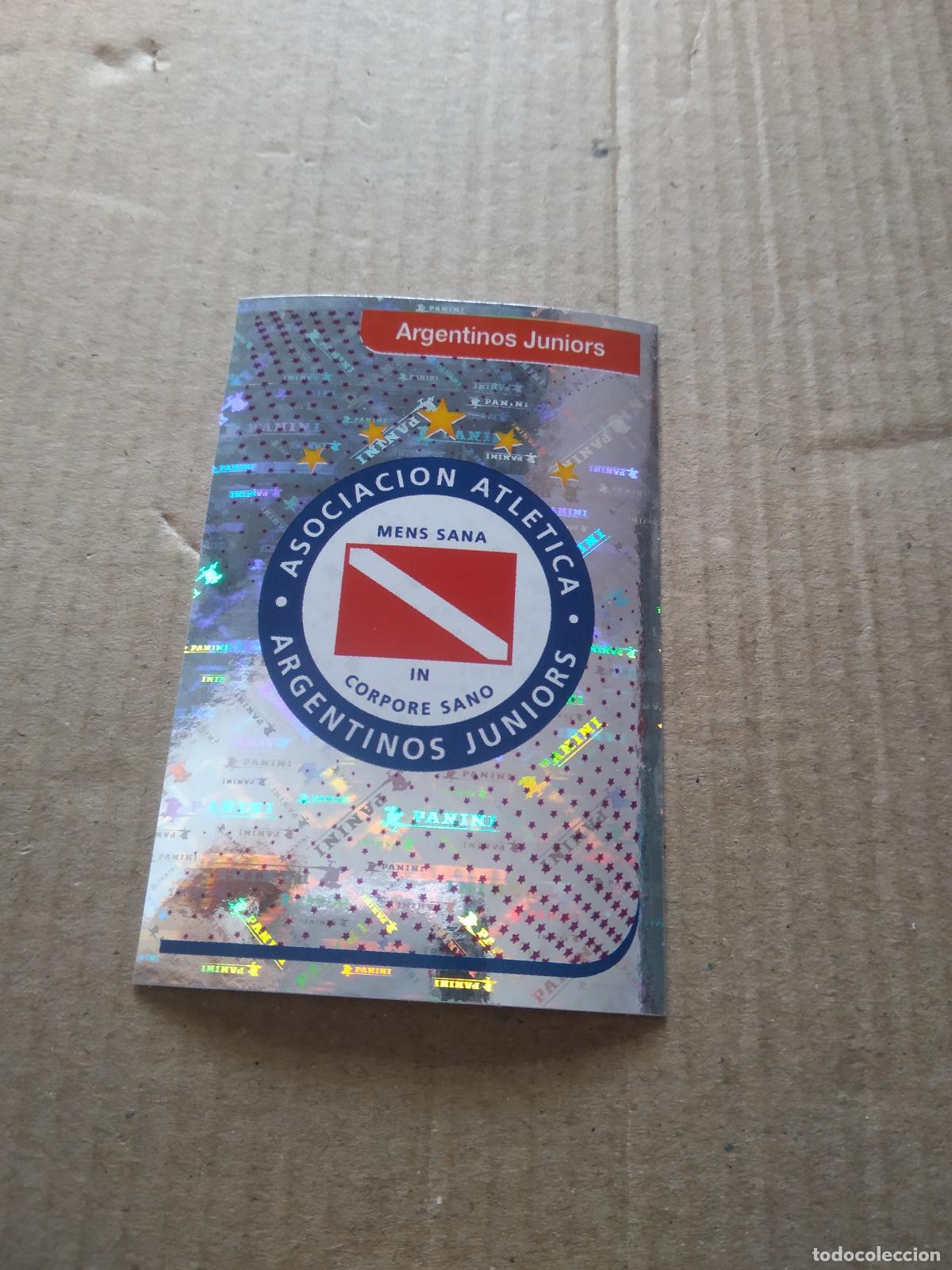 Cromos de F&uacute;tbol: 18 ESCUDO ARGENTINOS JUNIORS CROMO FUTBOL ARGENTINO 18-19 PANINI LIGA ARGENTINA 2018-2019