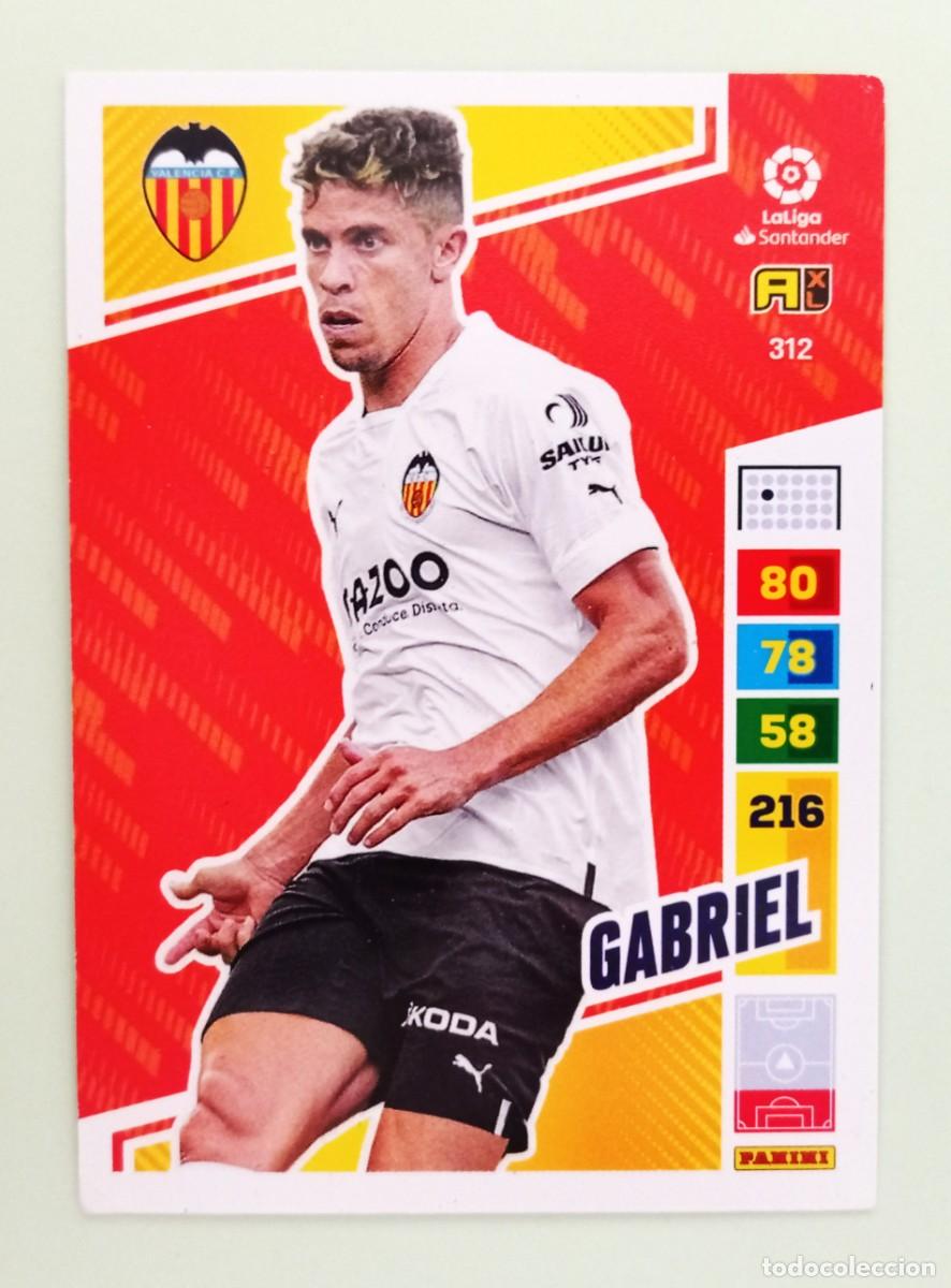 Figurine di Calcio: ADRENALYN XL 2022-2023 (N&ordm; 312 GABRIEL - VALENCIA C.F.)