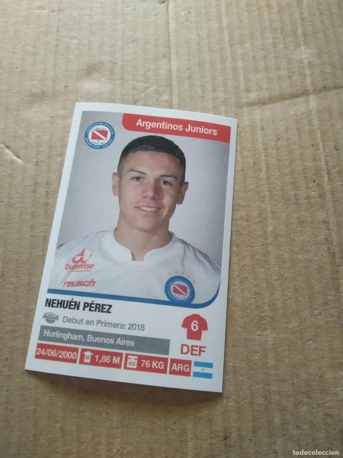 Cromos de F&uacute;tbol: 23 NEHUEN PEREZ ARGENTINOS JUNIORS CROMO FUTBOL ARGENTINO 18-19 PANINI LIGA ARGENTINA 2018-2019