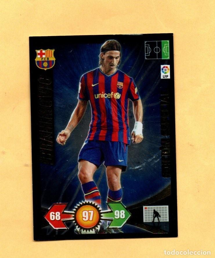 Football Stickers: ADRENALYN XL 2009-2010 IBRAHIMOVIC EDICION ESPECIAL FC.BARCELONA